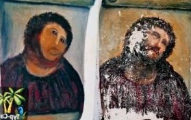 Испорченное испанской бабушкой изображение Христа стало привлекать толпы туристов
